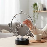 Hediyesahibi Kişiye Özel Dekoratif Metal Denge Topu – Modern Masaüstü Newton Sarkacı ve Ofis Dekoru