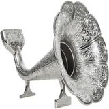 Hediyesahibi Nostaljik Tasarım Akustik Gramofon Zamaktan Yapılmış Şık Hediye Seçeneği