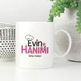 Hediyesec Evin Hanımı Isme Özel Kupa