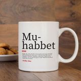 Hediyesec Lügatçe Muhabbet Isme Özel Kupa