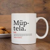 Hediyesec Lügatçe Müptela Isme Özel Kupa