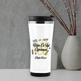 Hediyesec Yılın En Iyi Öğretmeni Isme Özel Termos Mug - 400 ml - Beyaz