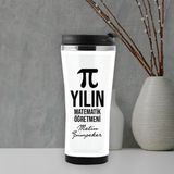 Hediyesec Yılın Matematik Öğretmeni Isme Özel Termos Mug