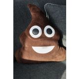 Hediyesepeti Emoji Yastık - Gülen Kaka Yastık - Poo Emojili Sevimli Peluş Yastık