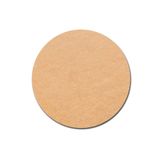 hediyesepetin 10 Cm Çap 3mm Ham Mdf 50li Paket Bardak Altlığı