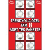 hediyesepetin Priz Anahtar Çerçevesi 8 Adet Gümüş