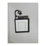 hediyesepetin Tasarım Lazer Kesim Mdf Banyo Priz Çerçevesi