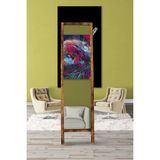 Hediyeset Masif Ahşap Ayaklı Boy Aynası 145 x 40 cm