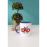 Hedizu Best Dad in the World Babaya Hediye Lacivert Kupa