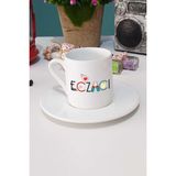 Hedizu Eczacı Hediye Türk Kahvesi Fincanı Beyaz - 1 Adet - 70 ml