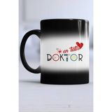 Hedizu En Tatlı Doktor Siyah Kupa Bardak