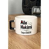 Hedizu Kişiye Özel Aile Hekimi Doktor Lüks Fincan Siyah Tıp Bayramı Hediyesi