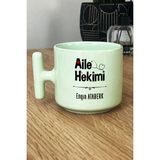 Hedizu Kişiye Özel Aile Hekimi Doktor Pastel T Kulplu Kupa Bardak Yeşil Tıp Bayramı Hediyesi
