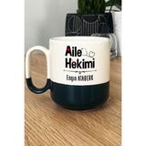 Hedizu Kişiye Özel Aile Hekimi Doktor Pro Kupa Bardak Siyah Tıp Bayramı Hediyesi