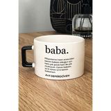 Hedizu Kişiye Özel Baba Lüks Fincan Siyah Babaya Doğum Günü Babalar Günü Hediyesi