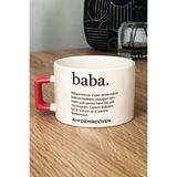 Hedizu Kişiye Özel Baba Lüks Fincan Turuncu Babaya Doğum Günü Babalar Günü Hediyesi