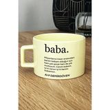 Hedizu Kişiye Özel Baba Pastel Fincan Sarı Babaya Doğum Günü Babalar Günü Hediyesi