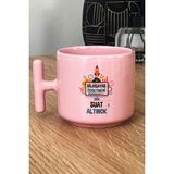 Hedizu Kişiye Özel Bilgisayar Öğretmeni -2- Pastel T Kulplu Kupa Bardak Pembe Öğretmenler Günü Hediyesi