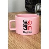 Hedizu Kişiye Özel Canım Abim Pastel Fincan Pembe Abiye Doğum Günü Hediyesi