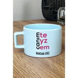 Hedizu Kişiye Özel Canım Teyzem Pastel Fincan Mavi Teyzeye Anneler Günü Hediyesi