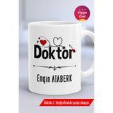 Hedizu Kişiye Özel Doktor Kupa Bardak Beyaz Tıp Bayramı Hediyesi W7F T6P