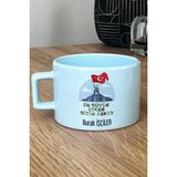 Hedizu Kişiye Özel En Büyük Asker Pastel Fincan Mavi Askere Hediye