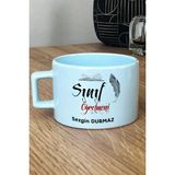 Hedizu Kişiye Özel Erkek Sınıf Öğretmeni Pastel Fincan Mavi Öğretmenler Günü Hediyesi