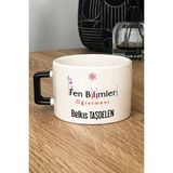Hedizu Kişiye Özel Fen Bilimleri Öğretmeni Lüks Fincan Siyah Öğretmenler Günü Hediyesi