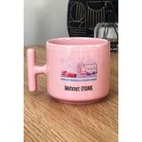 Hedizu Kişiye Özel Fen ve Teknoloji Öğretmeni Pastel T Kulplu Kupa Bardak Pembe Öğretmenler Günü Hediyesi