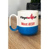 Hedizu Kişiye Özel Fizyoterapist Pro Kupa Bardak Mavi Isme Özel Tıp Bayramı Hediyeleri