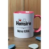 Hedizu Kişiye Özel Hemşire Kupa Bardak Pembe Isme Özel Tıp Bayramı Hediyesi