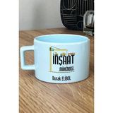 Hedizu Kişiye Özel Inşaat Mühendisi Pastel Fincan Mavi Mühendisler Günü Hediyesi