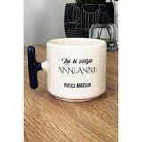 Hedizu Kişiye Özel Iyi Ki Varsın Anneanne Kupa Bardak T Kulplu Lacivert Anneler Günü Hediyesi