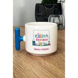 Hedizu Kişiye Özel Kimya Öğretmeni -2- Kupa Bardak T Kulplu Mavi Öğretmenler Günü Hediyesi
