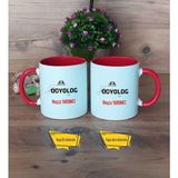 Hedizu Kişiye Özel Odyolog Kırmızı Kupa Bardak