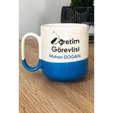 Hedizu Kişiye Özel Öğretim Görevlisi Pro Kupa Bardak Mavi Öğretmenler Günü Hediyesi