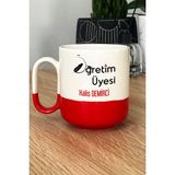 Hedizu Kişiye Özel Öğretim Üyesi Pro Kupa Bardak Kırmızı Öğretmenler Günü Hediyesi