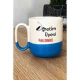 Hedizu Kişiye Özel Öğretim Üyesi Pro Kupa Bardak Mavi Öğretmenler Günü Hediyesi