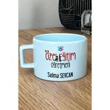 Hedizu Kişiye Özel Özel Eğitim Öğretmeni -2- Pastel Fincan Mavi