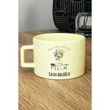 Hedizu Kişiye Özel Pilot Pastel Fincan Sarı