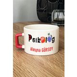 Hedizu Kişiye Özel Psikolog Lüks Fincan Turuncu Isme Özel Tıp Bayramı Hediyeleri