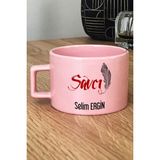 Hedizu Kişiye Özel Savcı Pastel Fincan Pembe
