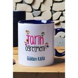 Hedizu Kişiye Özel Tarih Öğretmeni Kupa Bardak Lacivert Öğretmenler Günü Hediyeleri