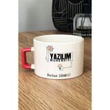 Hedizu Kişiye Özel Yazılım Mühendisi Lüks Fincan Turuncu Mühendisler Günü Hediyesi