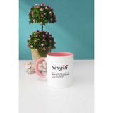 Hedizu Sevgililer Günü Hediyesi Sevgili Pembe Kupa