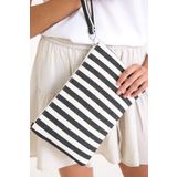 Hedwig Design Premium 1.Kalite Kadın Pamuk Dokuma Astarlı Fermuarlu Renkli Clutch Portföy El Çantası