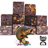 Hedyex Sazan Küspesi Delikli Küp Çilekli Mısır Küspesi Kare - 5 Kg