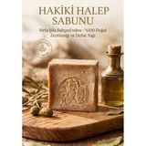 Hefa Şifa Bahçesi Kostiksiz Zeytinyağlı Halep Sabunu Meşe Külünden Doğal Malzeme ile Üretilmiştir
