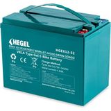 Hegel - Inges 12 Volt 52 Amper Evf Elektrikli Bisiklet Aküsü Agm - 12V 52AH Derin Döngü Batarya