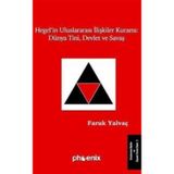 HEGEL´IN ULUSLARARASI İLİŞKİLER KURAMI: DÜNYA TINI, DEVLET VE SAVAŞ - FARUK YALVAÇ